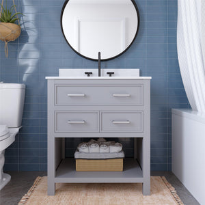 DHP Maine 30" Bathroom Vanity - Gray - 30"