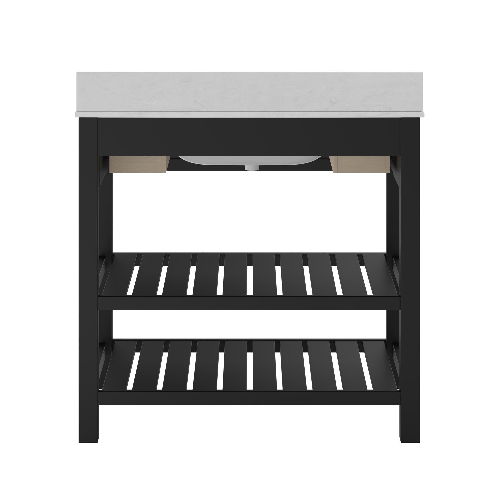 DHP Camden 36" Bathroom Vanity - Black - 36"