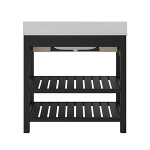 DHP Camden 36" Bathroom Vanity - Black - 36"