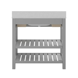 DHP Camden 36" Bathroom Vanity - Gray - 36"