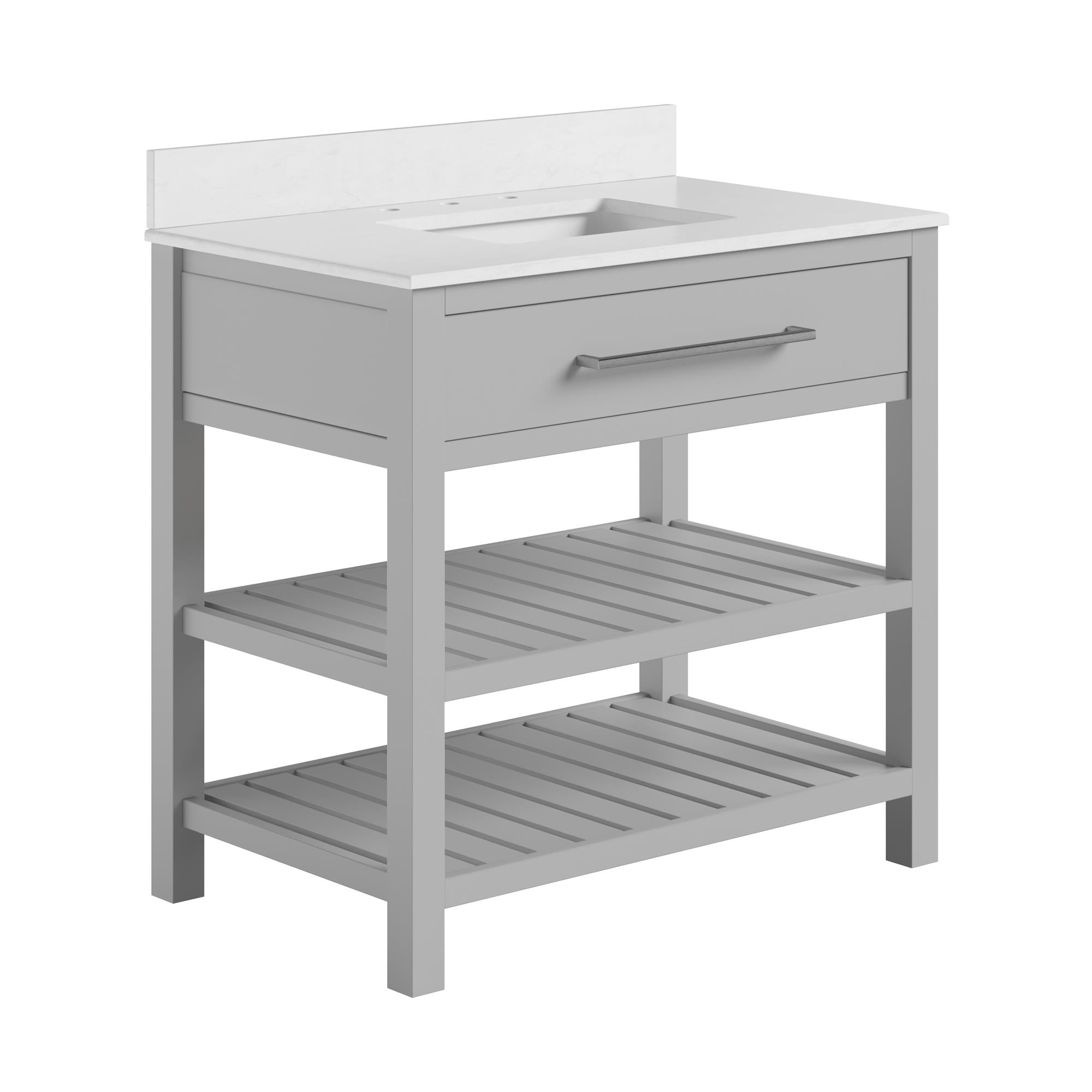 DHP Camden 36" Bathroom Vanity - Gray - 36"