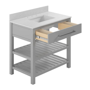 DHP Camden 36" Bathroom Vanity - Gray - 36"