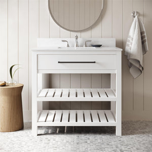 DHP Camden 36" Bathroom Vanity - White - 36"