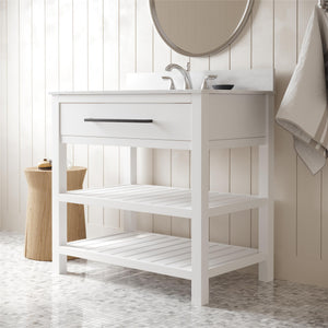 DHP Camden 36" Bathroom Vanity - White - 36"