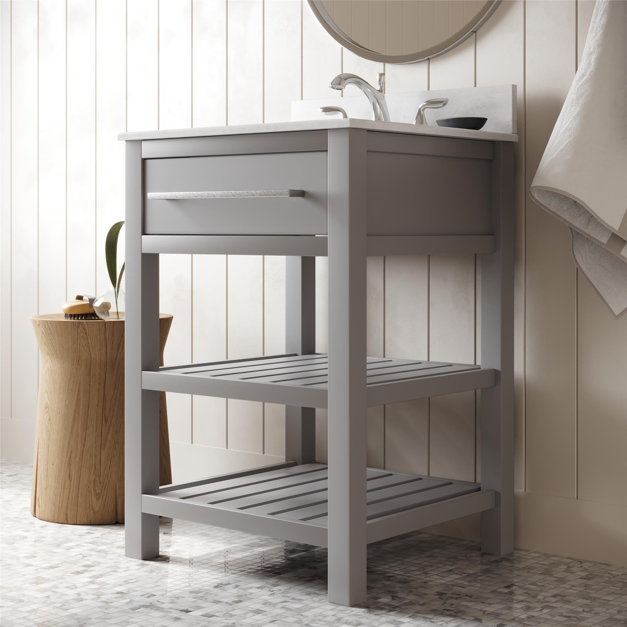 DHP Camden 24" Bathroom Vanity - Gray - 24"