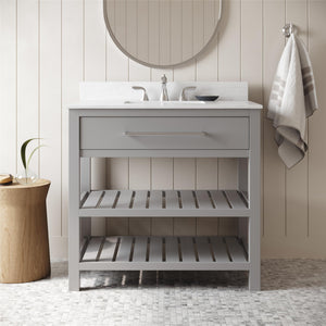 DHP Camden 36" Bathroom Vanity - Gray - 36"