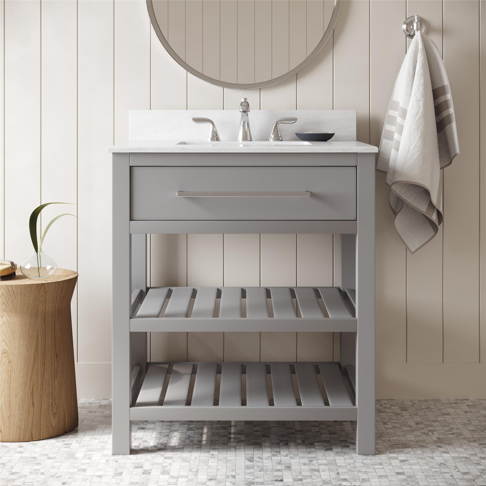 DHP Camden 30" Bathroom Vanity - Gray - 30"