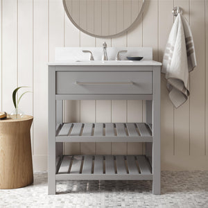 DHP Camden 30" Bathroom Vanity - Gray - 30"
