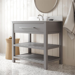DHP Camden 36" Bathroom Vanity - Gray - 36"