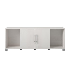 Systembuild Evolution Camberly Shoe Storage Bench - Ivory Oak