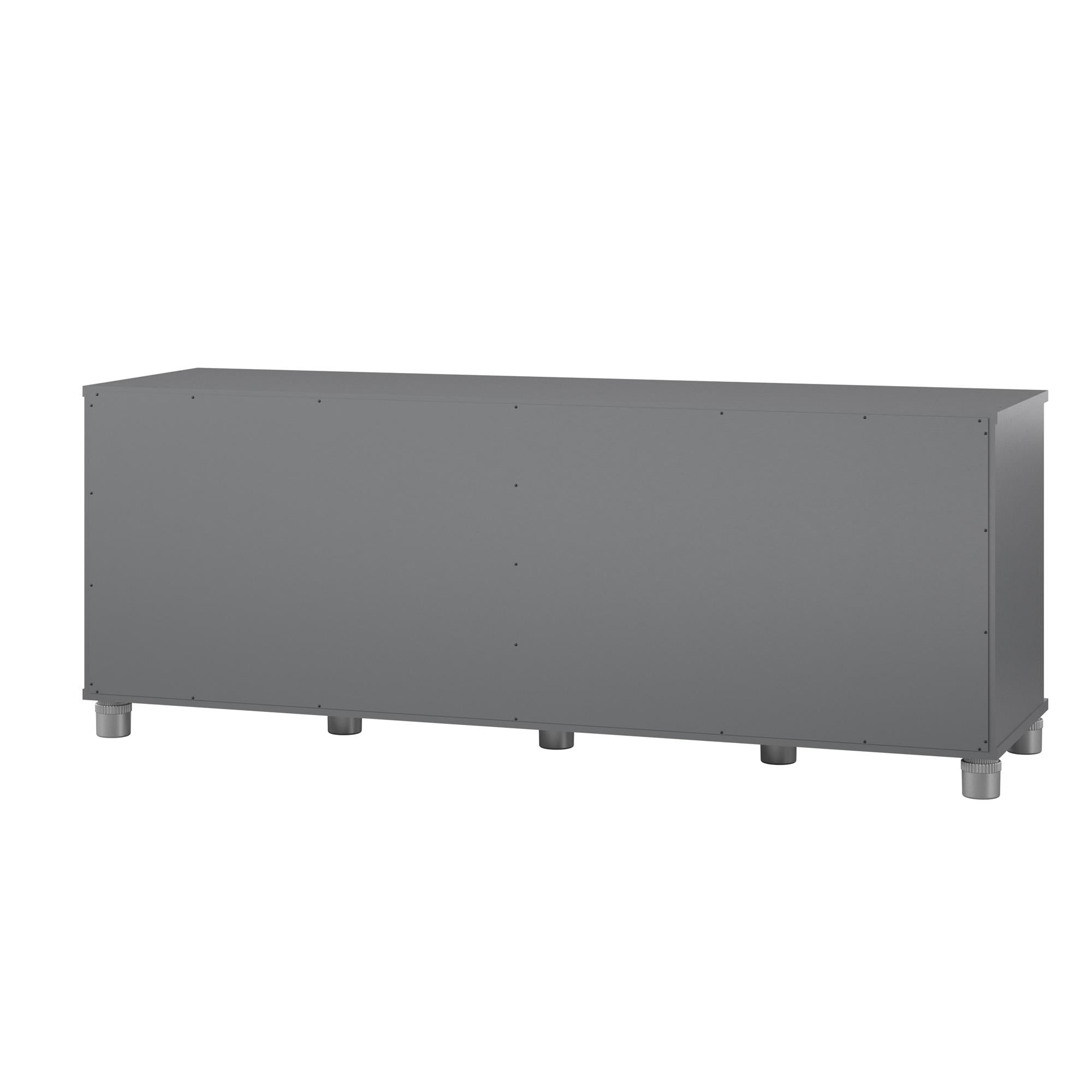 Systembuild Evolution Camberly Shoe Storage Bench - Graphite Grey