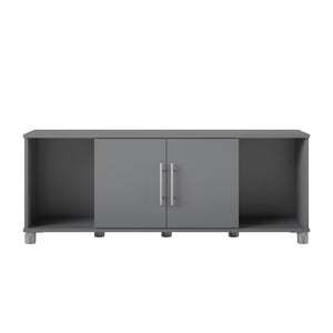 Systembuild Evolution Camberly Shoe Storage Bench - Graphite Grey