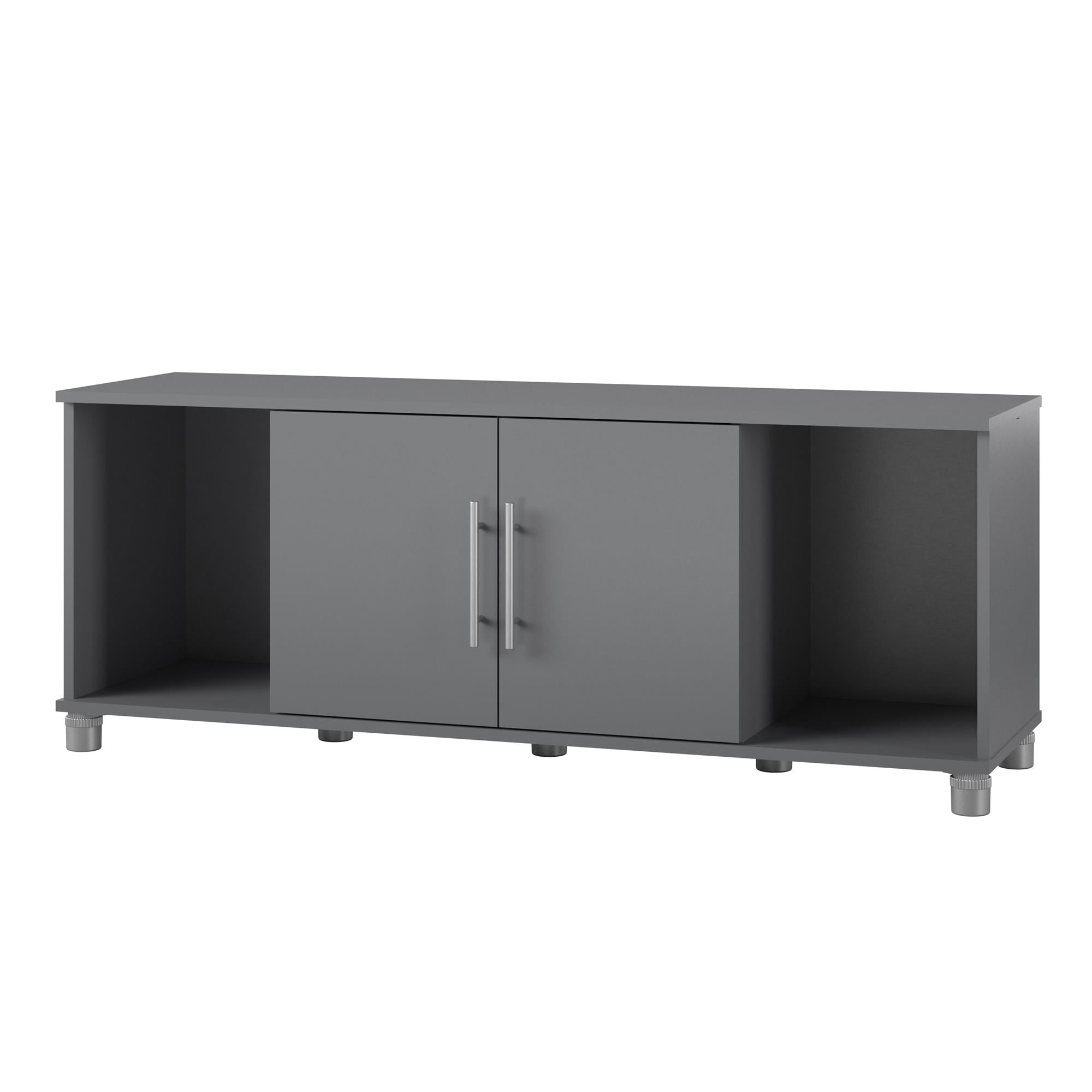 Systembuild Evolution Camberly Shoe Storage Bench - Graphite Grey