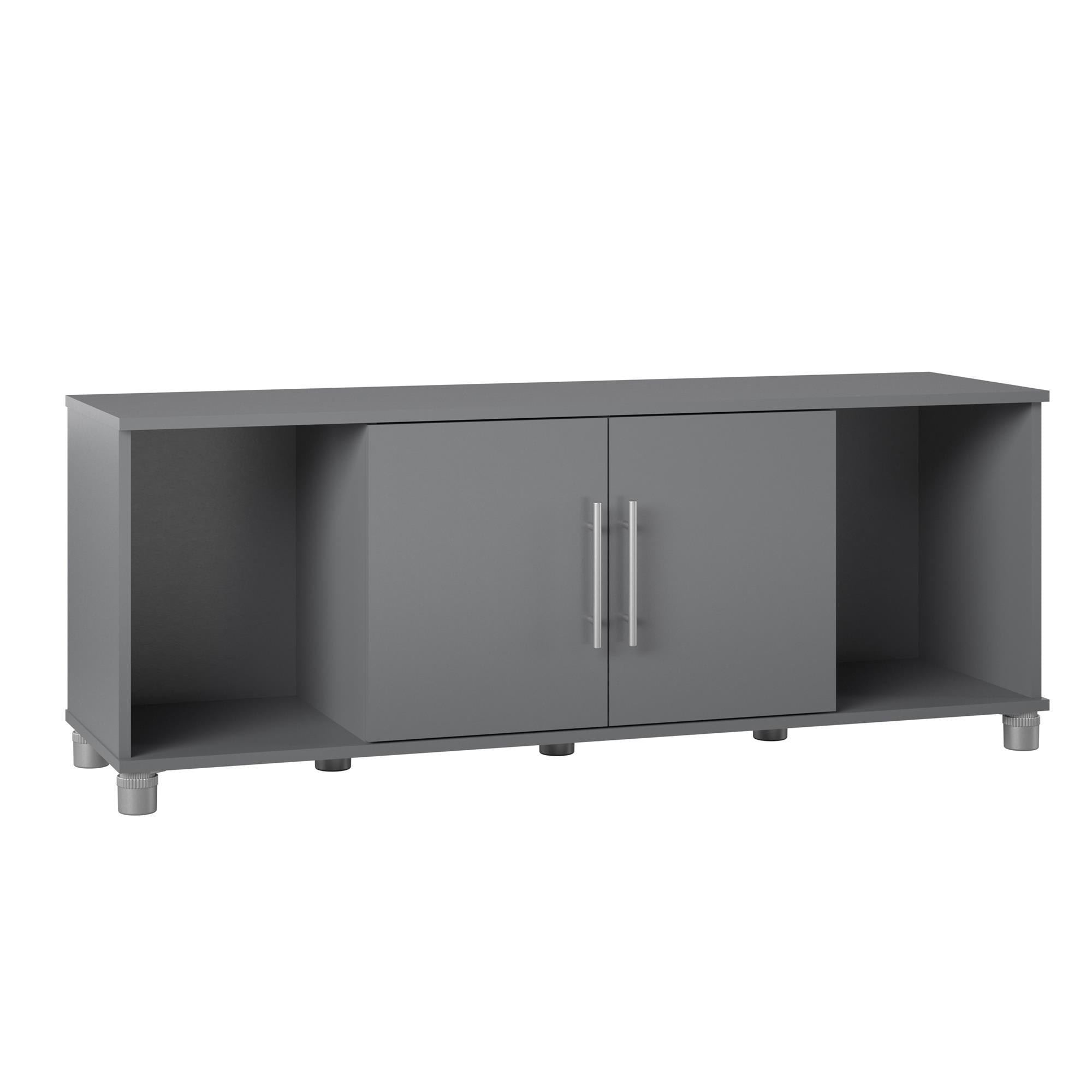 Systembuild Evolution Camberly Shoe Storage Bench - Graphite Grey