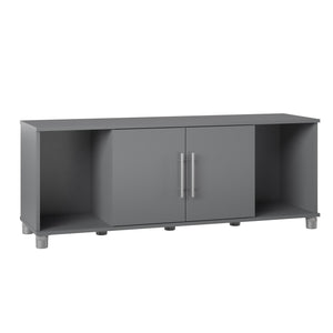 Systembuild Evolution Camberly Shoe Storage Bench - Graphite Grey