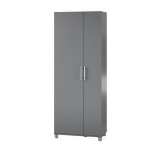 Systembuild Evolution Camberly Tall Asymmetrical Cabinet - Graphite Grey