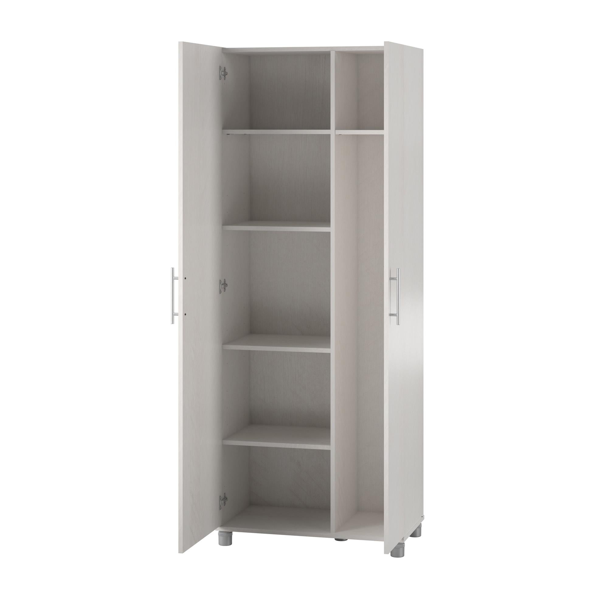 Systembuild Evolution Camberly Tall Asymmetrical Cabinet - Ivory Oak