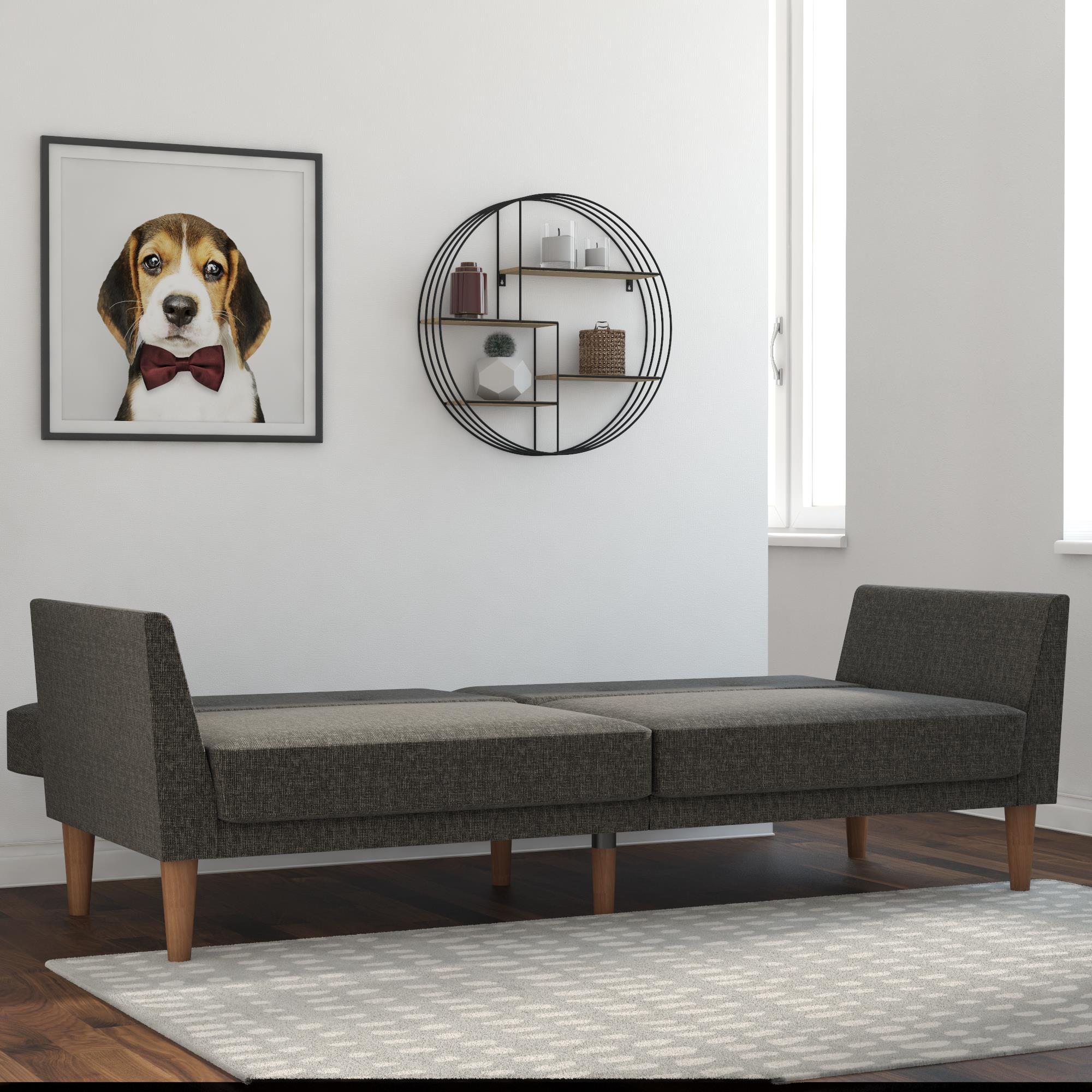 Novogratz Regal Futon Sofa Bed - Gray