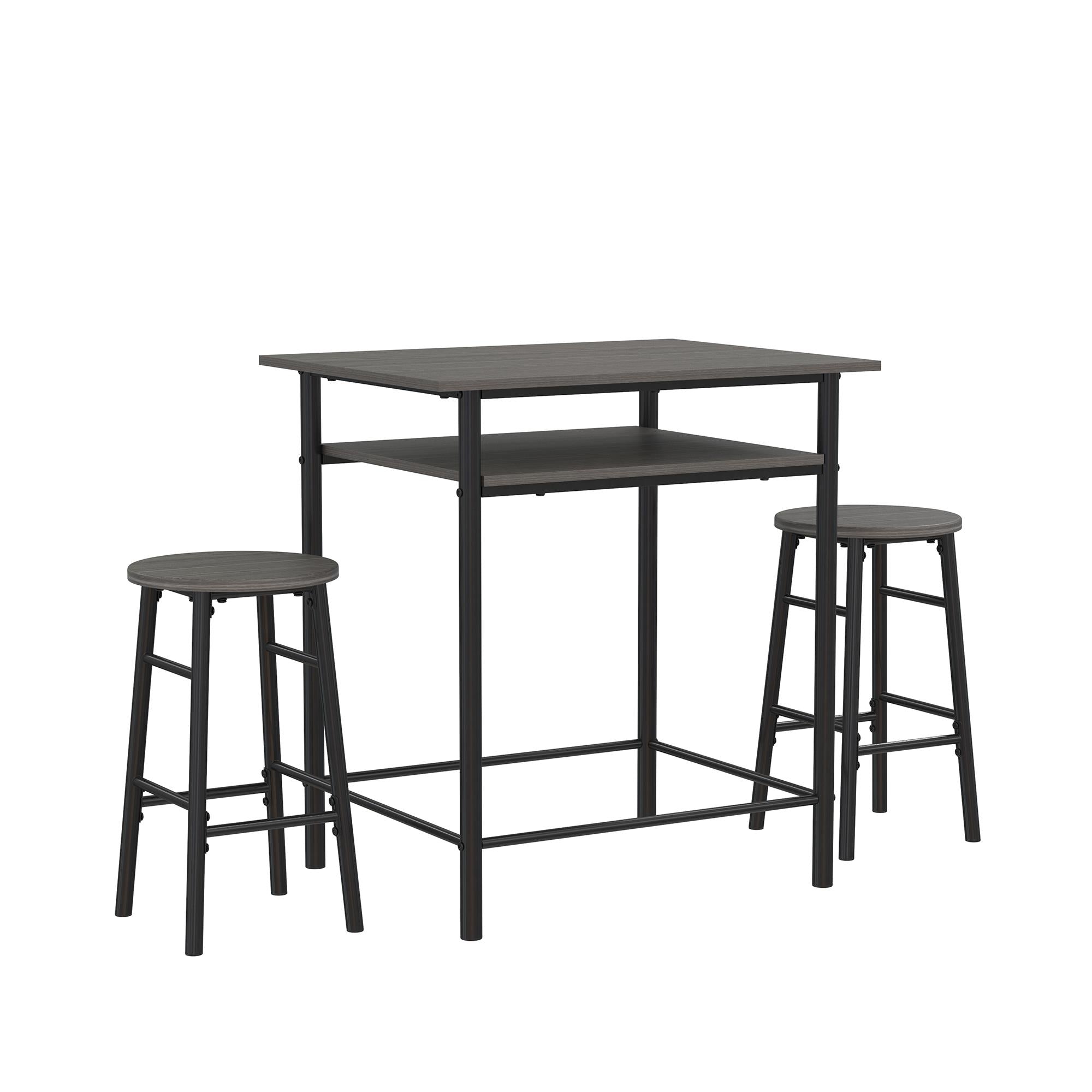 RealRooms Jace Kitchen Pub Set - Gray