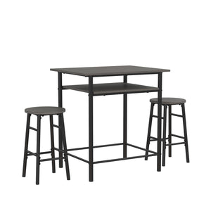 RealRooms Jace Kitchen Pub Set - Gray