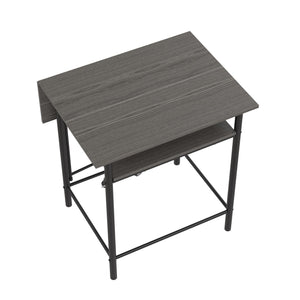 RealRooms Jace Kitchen Pub Set with Drop Leaf - Gray