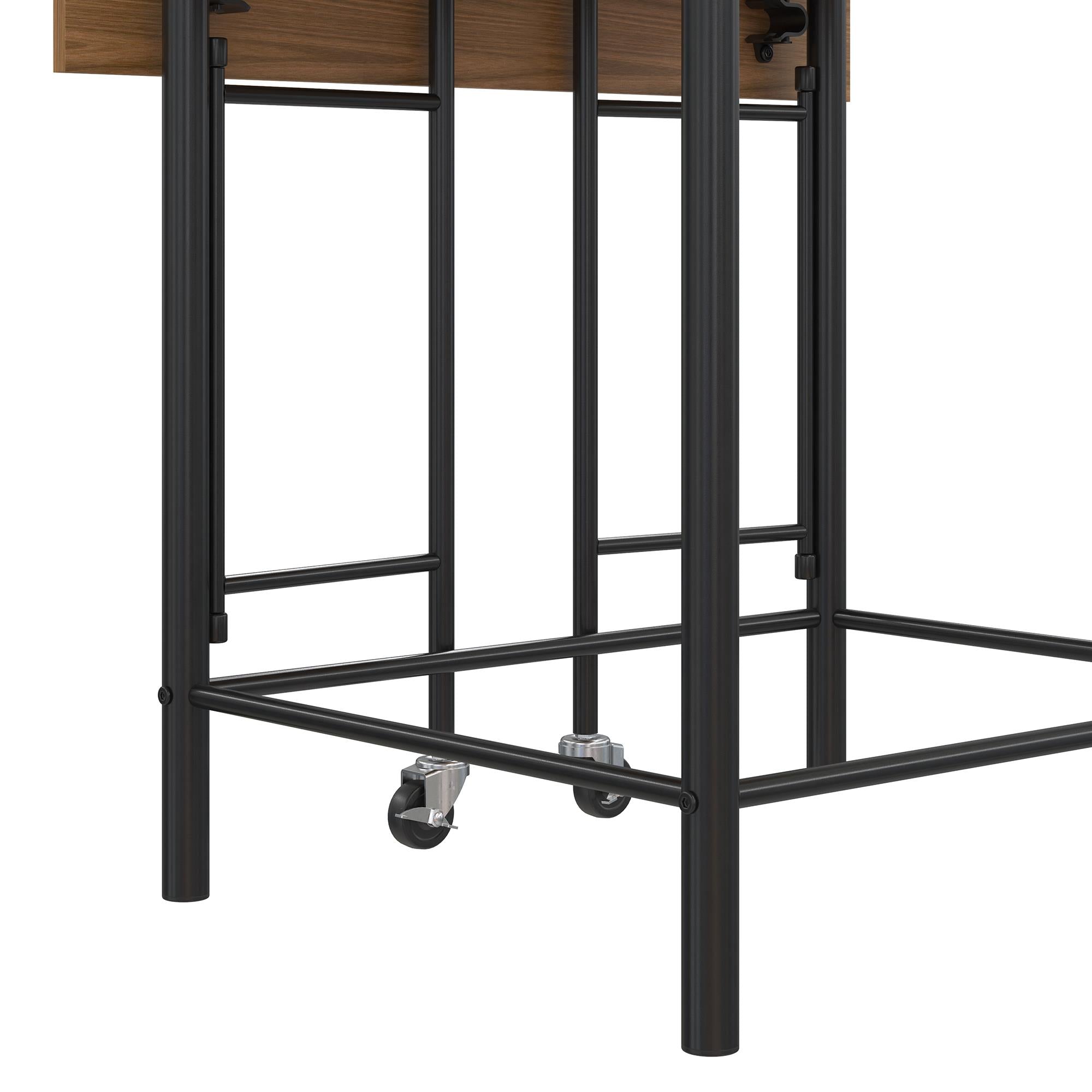 RealRooms Jace Kitchen Pub Set with Drop Leaf - Beige