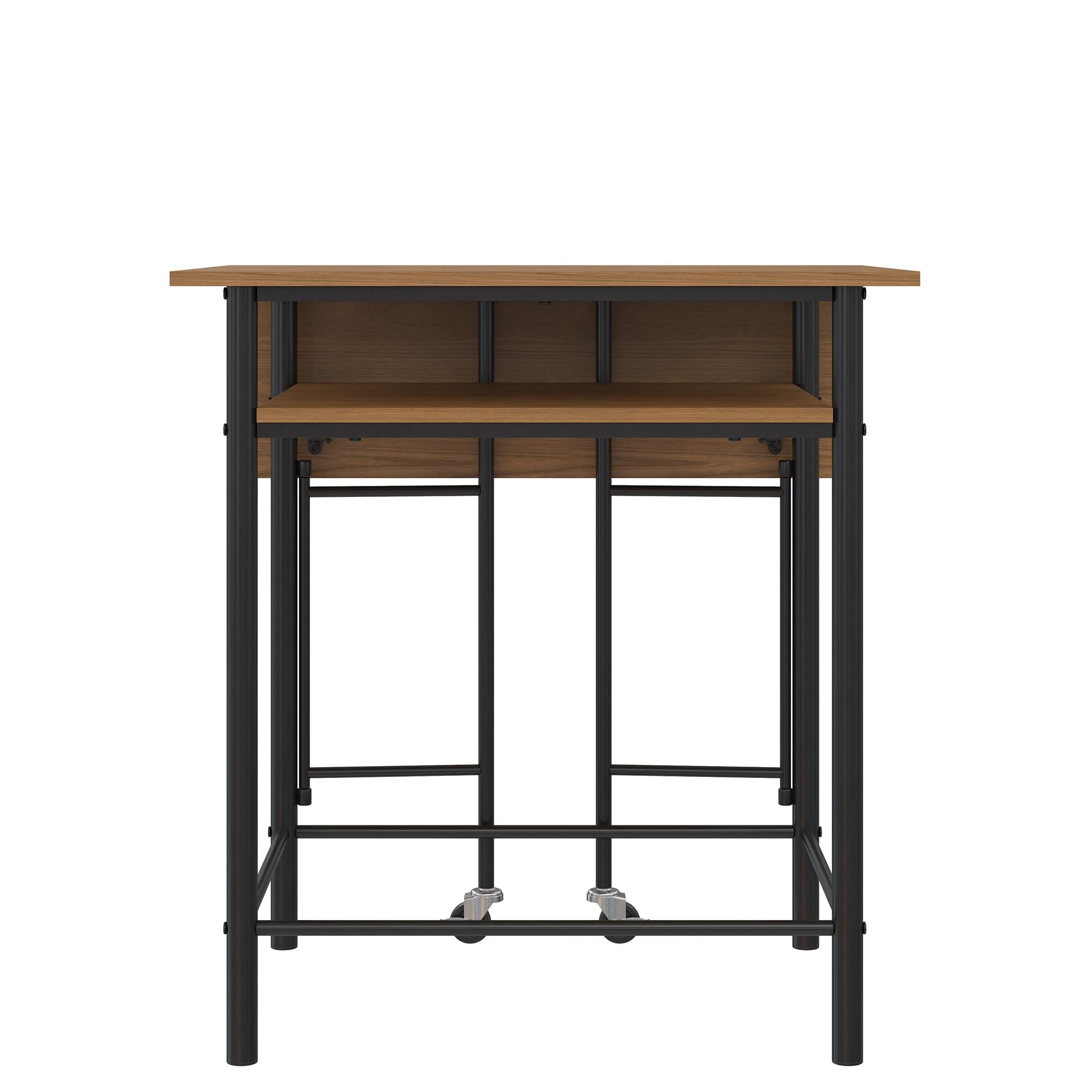 RealRooms Jace Kitchen Pub Set with Drop Leaf - Beige