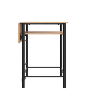 RealRooms Jace Kitchen Pub Set with Drop Leaf - Natural