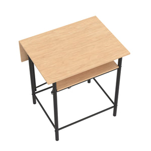 RealRooms Jace Kitchen Pub Set with Drop Leaf - Natural