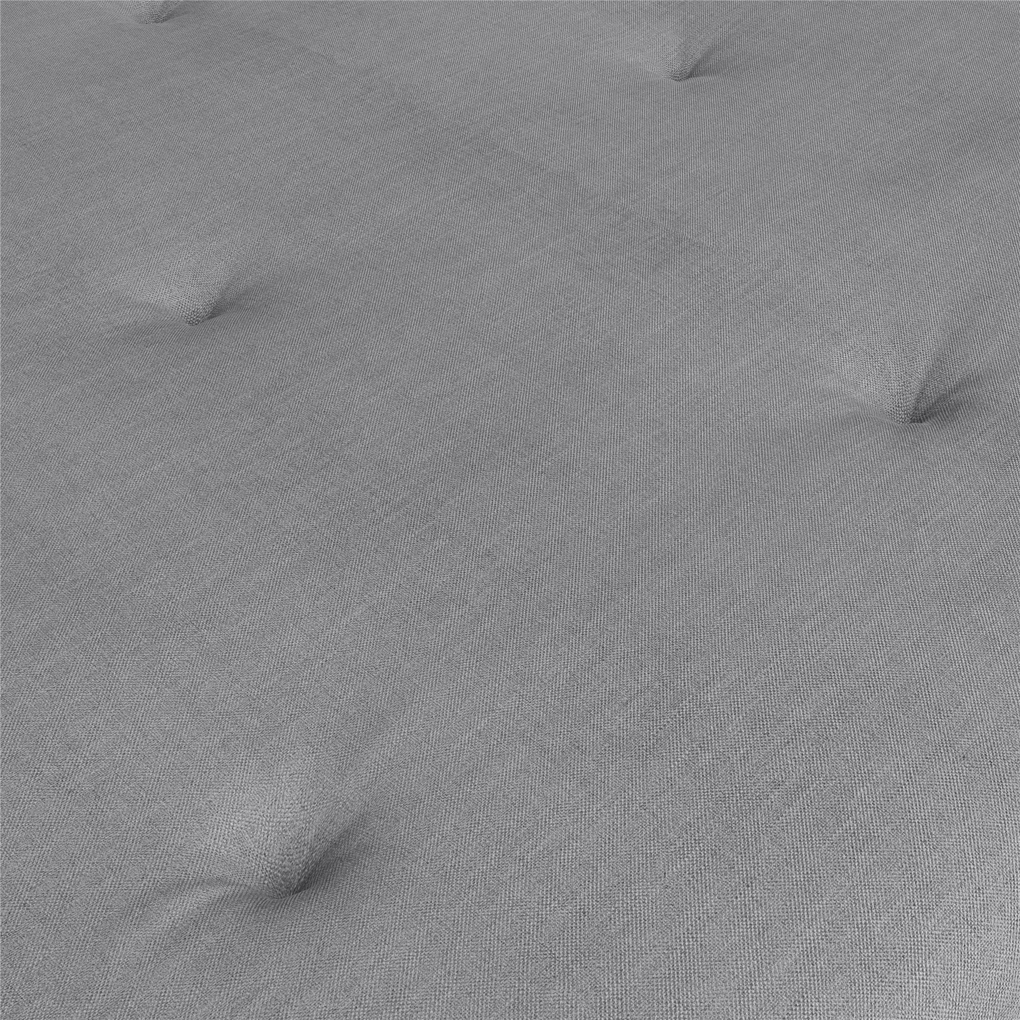 DHP Caddie 6" Futon Mattress - Light Gray - Full