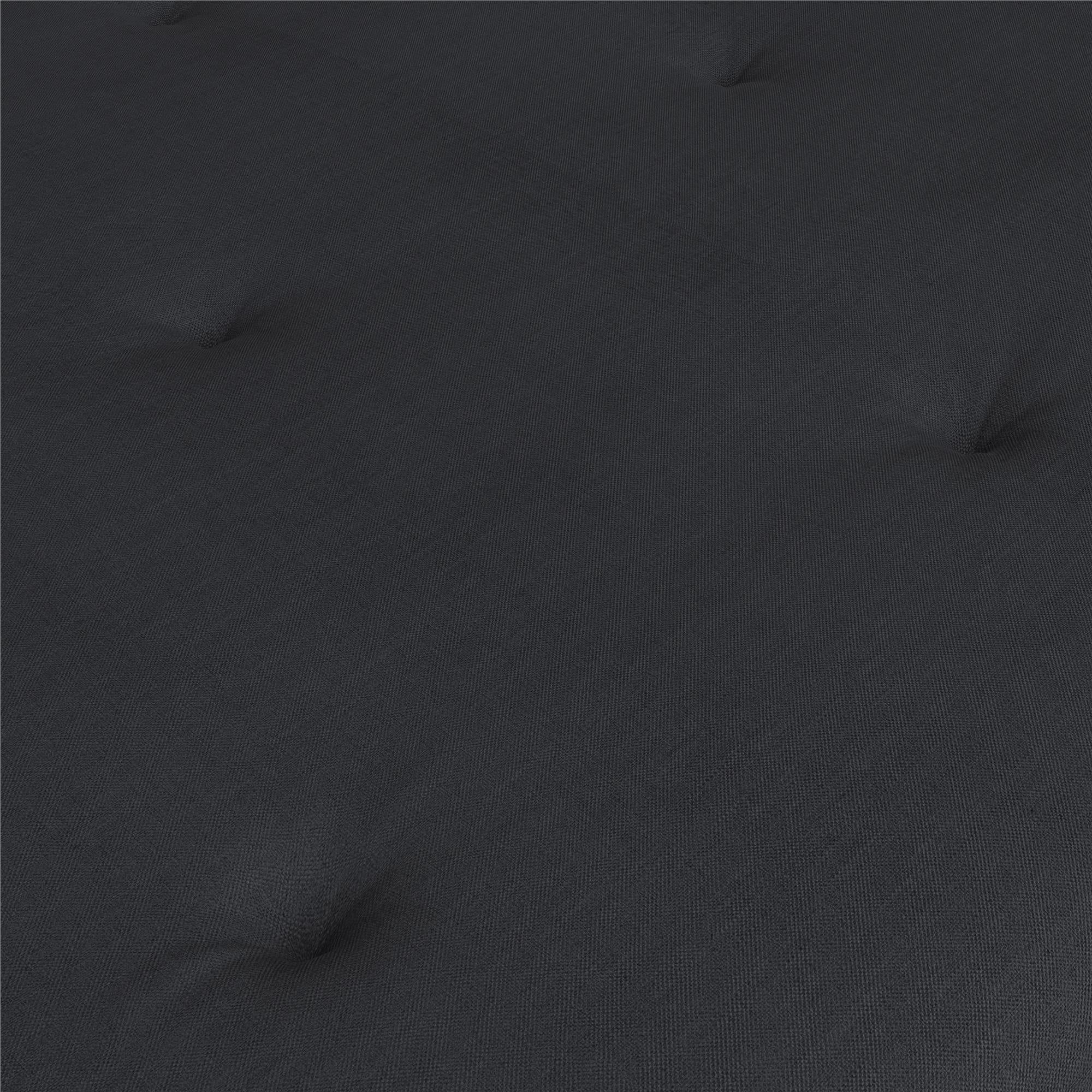 DHP Caddie 6" Futon Mattress - Black - Full