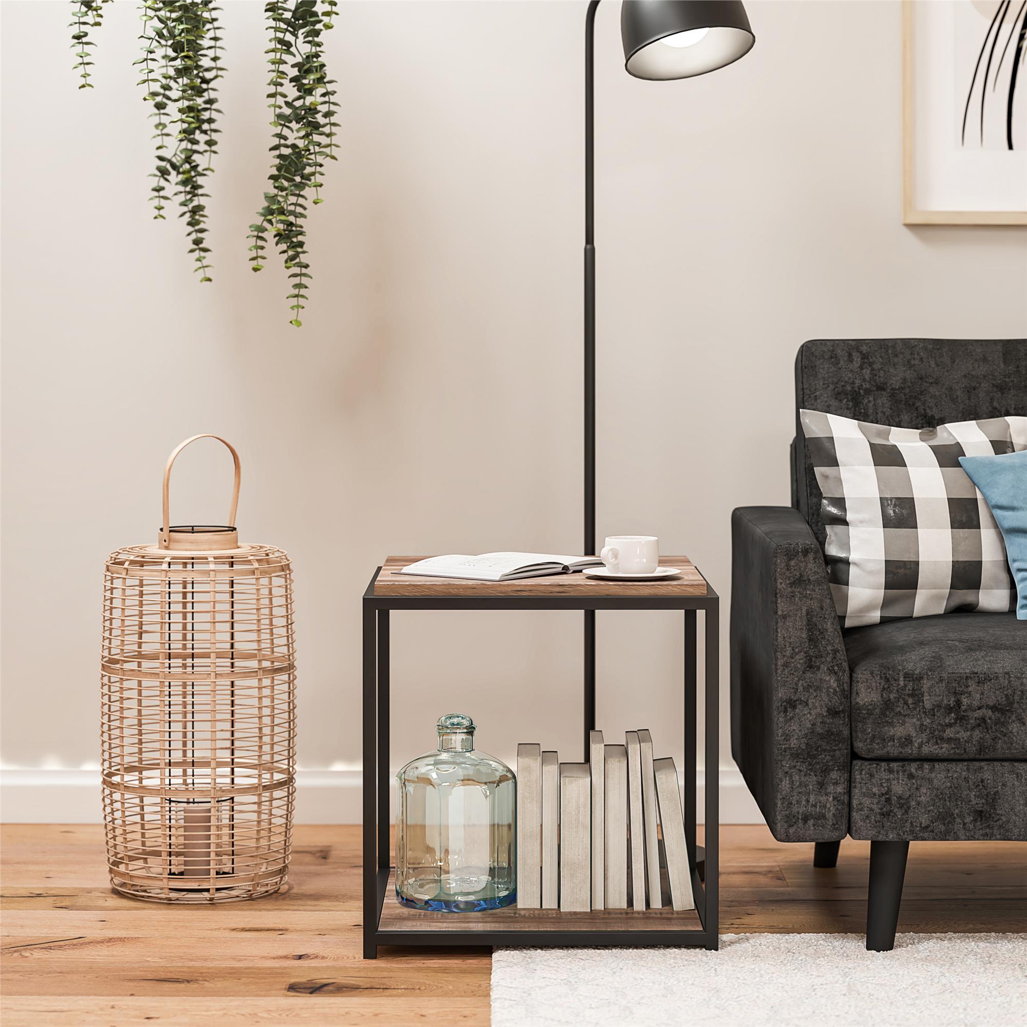 Ameriwood Home Fayette End Table - Weathered Oak