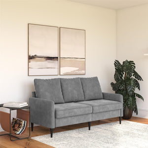 RealRooms Cassia Pillowback Sofa - Light Gray