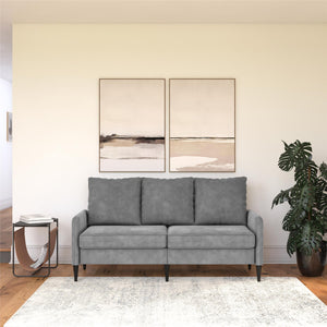 RealRooms Cassia Pillowback Sofa - Light Gray