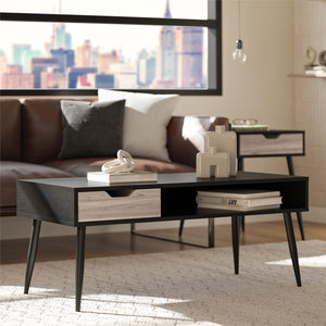 Ameriwood Home Grafton Coffee Table - Black Oak