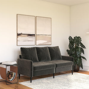 RealRooms Cassia Pillowback Sofa - Dark Gray