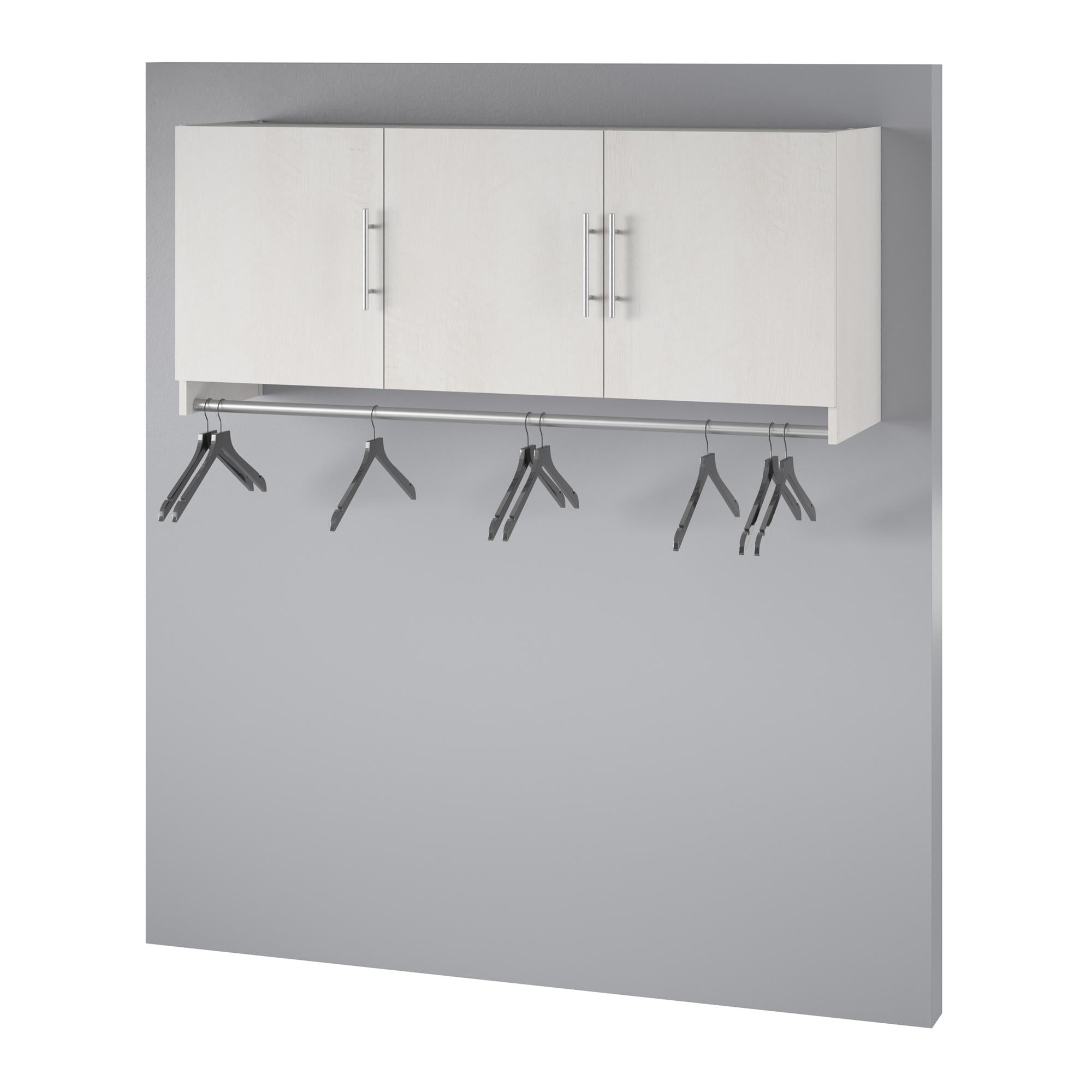 Systembuild Evolution Camberly 3 Door Wall Cabinet with Hanging Rod - Ivory Oak