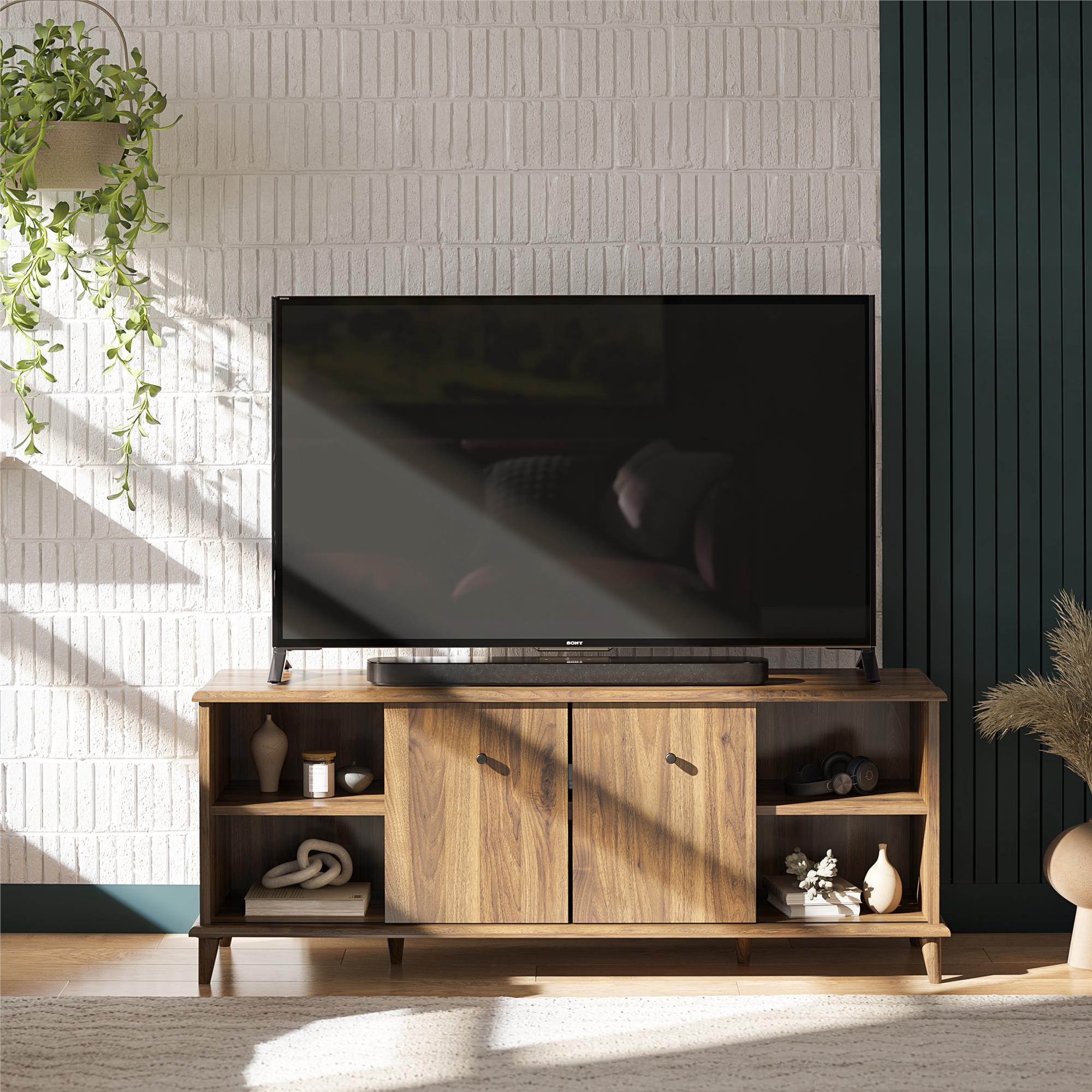 Ameriwood Home Farnsworth TV Stand for TVs up to 55" - Columbia Walnut