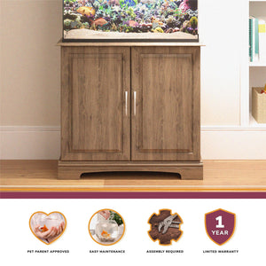 Ollie & Hutch Harbor 29 - 37 Gallon Aquarium or Terrarium Stand - Rustic Oak