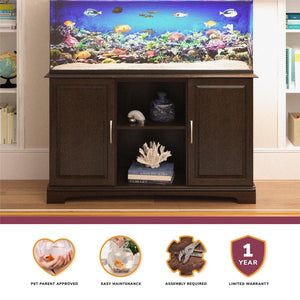 Ollie & Hutch Harbor 50 - 75 Gallon Aquarium or Terrarium Stand - Espresso