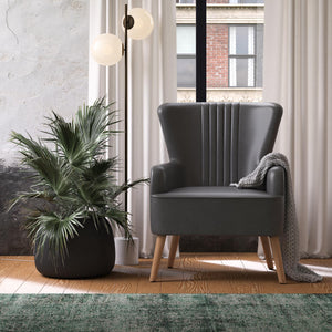 DHP Wynn Accent Chair - Dark Gray
