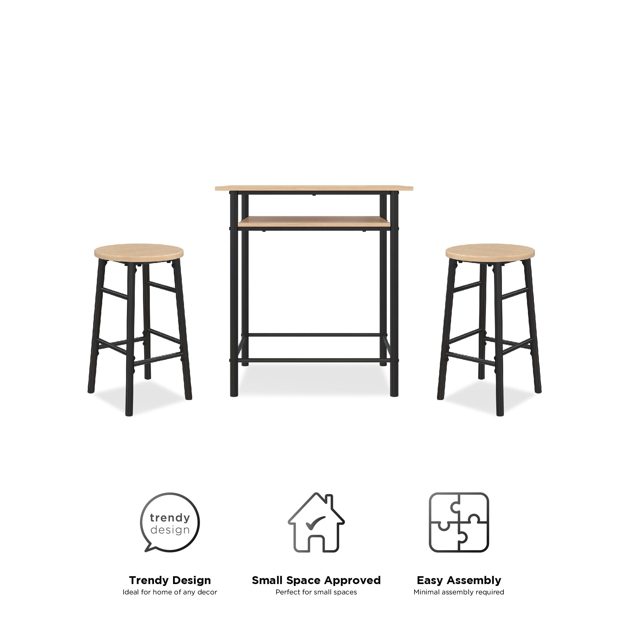 RealRooms Jace Kitchen Pub Set - Natural