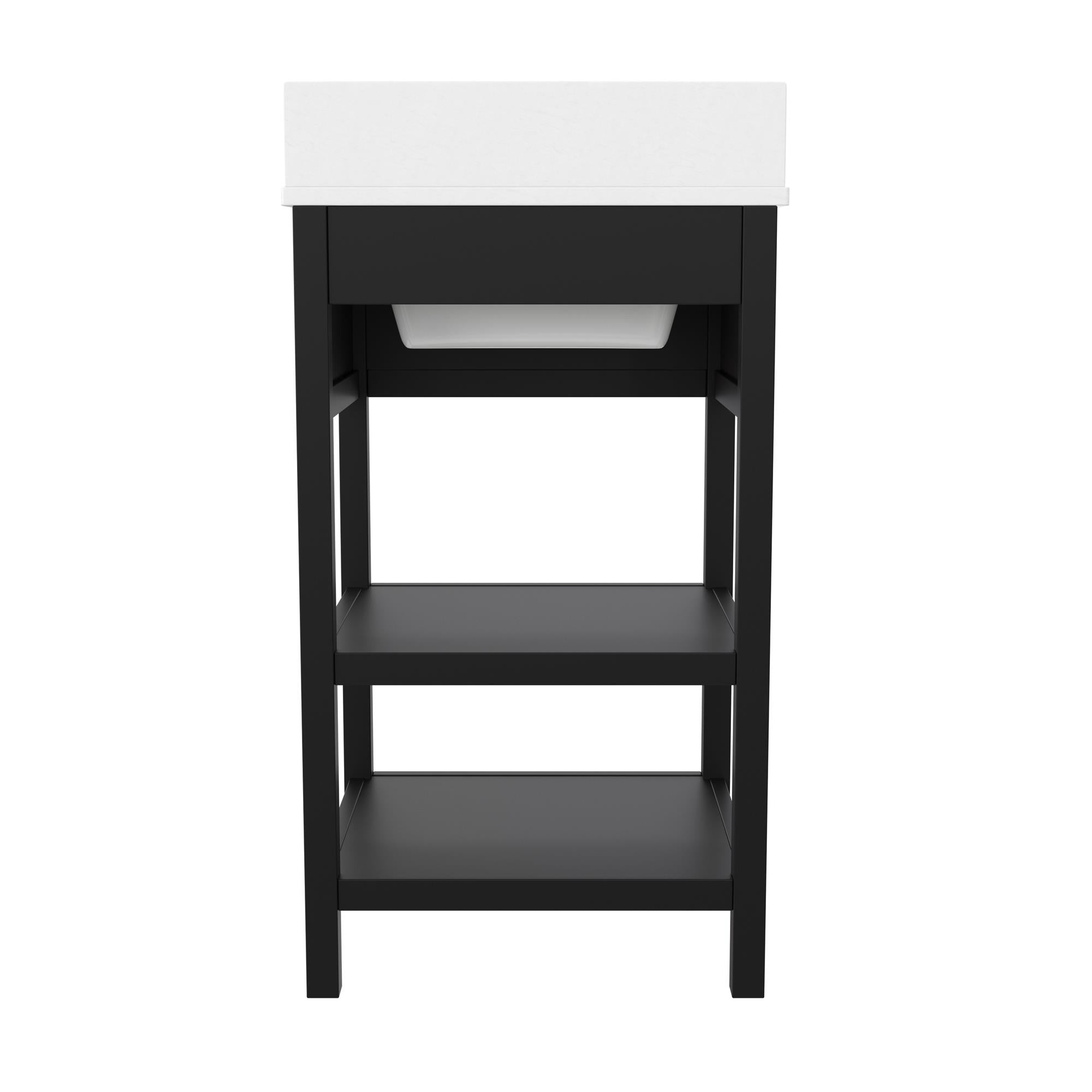 RealRooms Pisa 20" Bathroom Vanity - Black