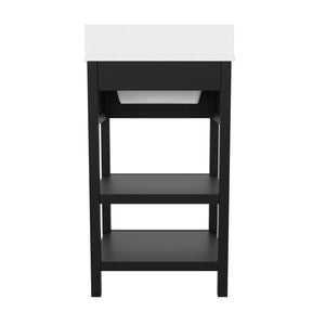 RealRooms Pisa 20" Bathroom Vanity - Black