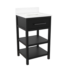RealRooms Pisa 20" Bathroom Vanity - Black
