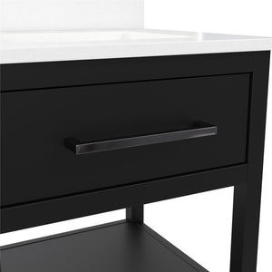 RealRooms Pisa 20" Bathroom Vanity - Black