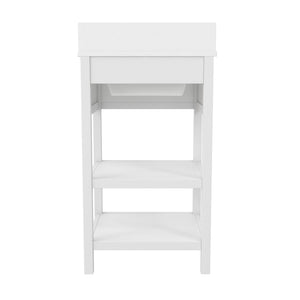 RealRooms Pisa 20" Bathroom Vanity - White