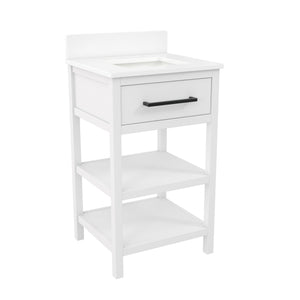 RealRooms Pisa 20" Bathroom Vanity - White