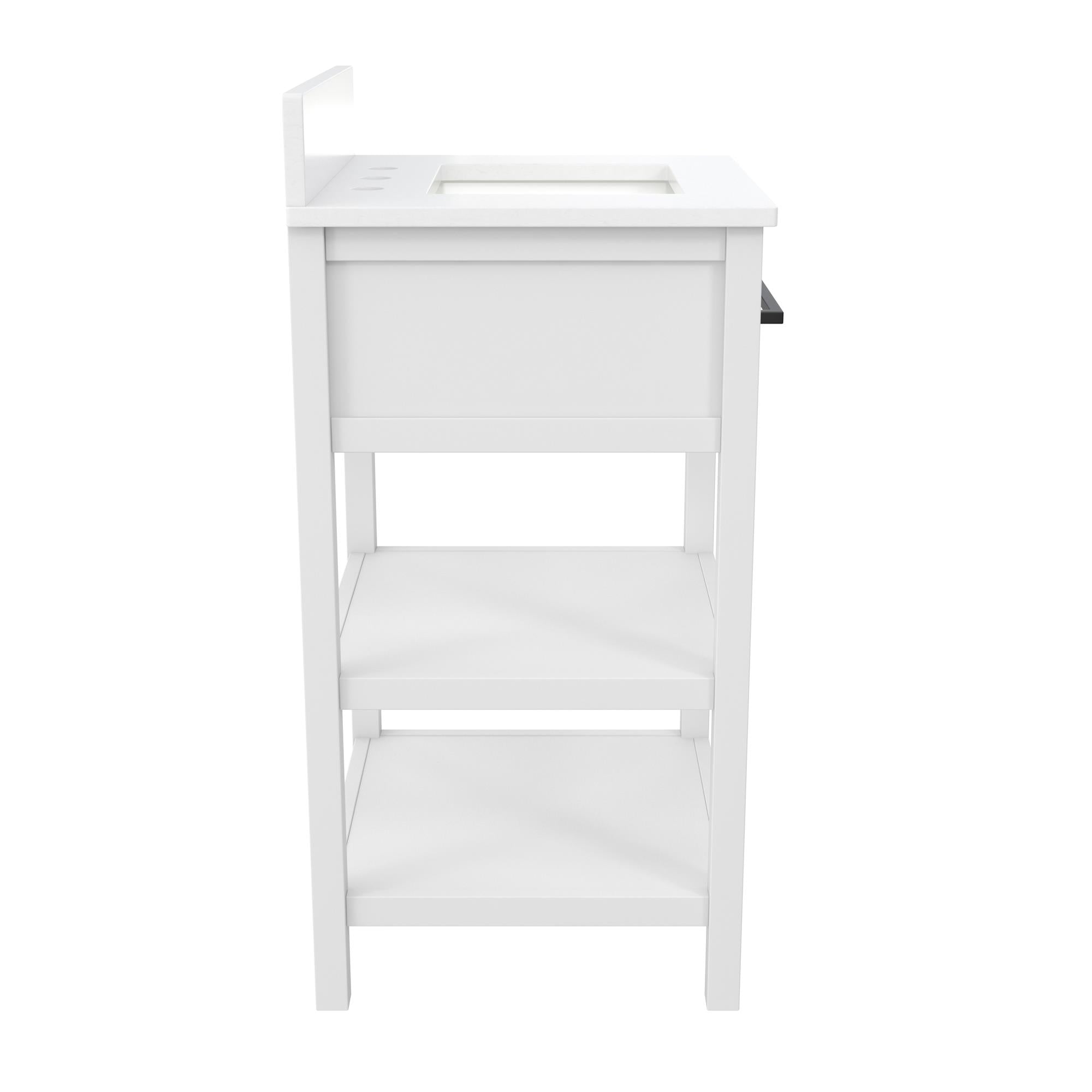 RealRooms Pisa 20" Bathroom Vanity - White