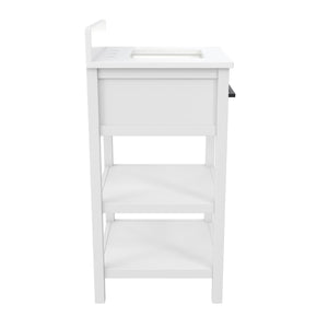 RealRooms Pisa 20" Bathroom Vanity - White
